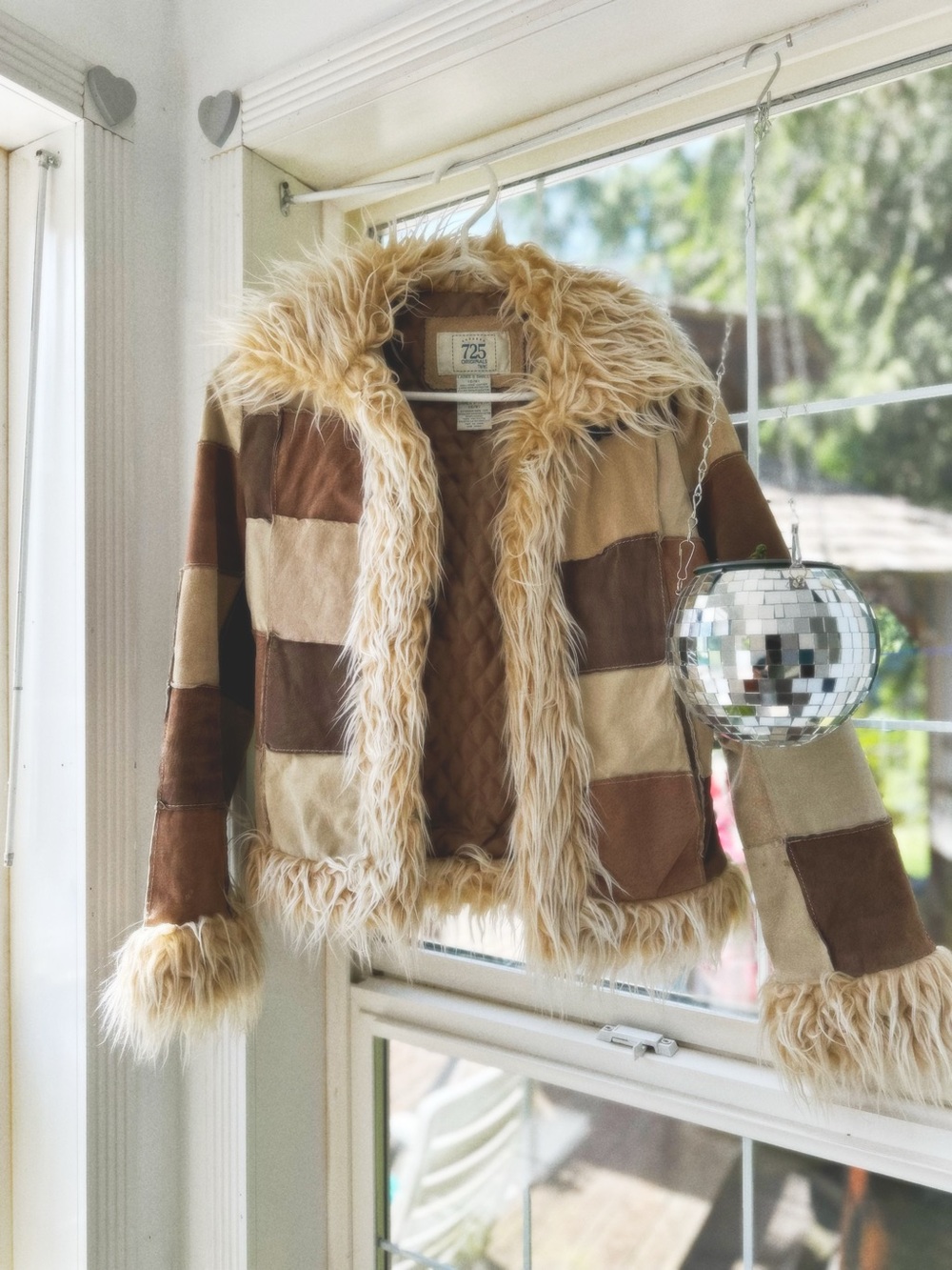 Vintage 90’s Suede ‘Penny Lane’ Patchwork Coat